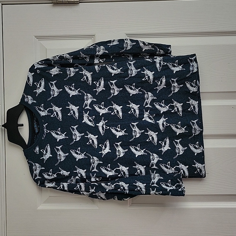 Bold Blue Boy's Long Sleeve Shirt